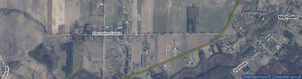 Zdjęcie satelitarne Brzozowa ul.