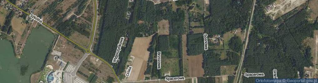 Zdjęcie satelitarne Brzozowa ul.