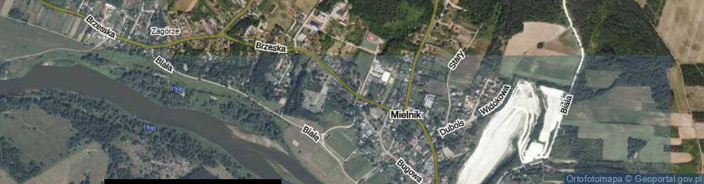 Zdjęcie satelitarne Brzeska ul.
