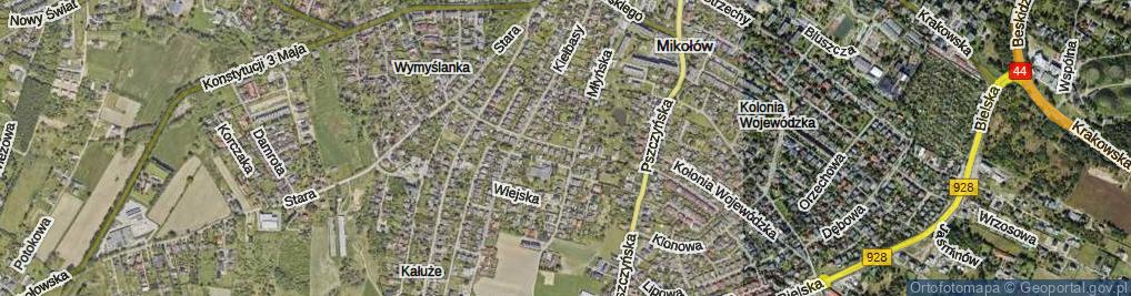 Zdjęcie satelitarne Broniewskiego Władysława ul.