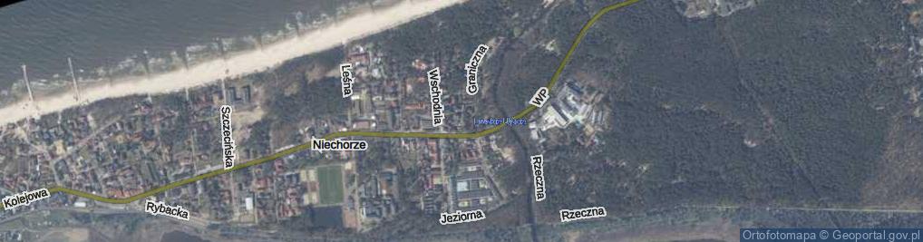 Zdjęcie satelitarne Brzozowa ul.