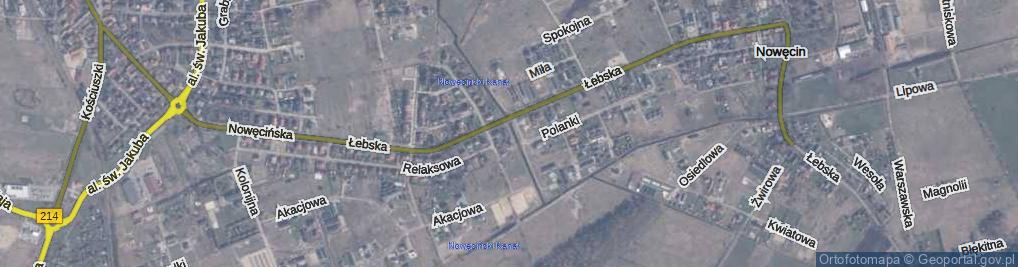 Zdjęcie satelitarne Brańska ul.