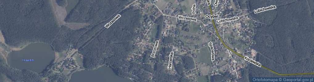 Zdjęcie satelitarne Brzozowa ul.