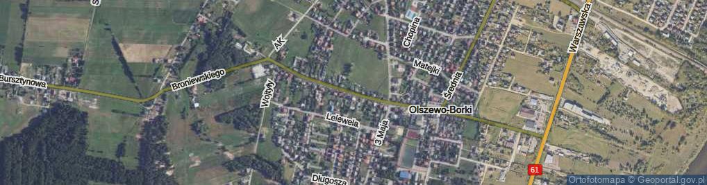 Zdjęcie satelitarne Broniewskiego Władysława ul.