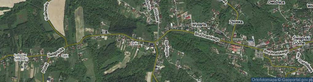 Zdjęcie satelitarne Bruchnalskiego Kazimierza ul.
