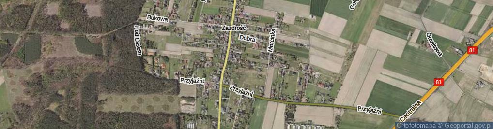 Zdjęcie satelitarne Broniewskiego ul.