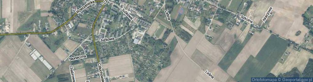 Zdjęcie satelitarne Brzoskwiniowa ul.