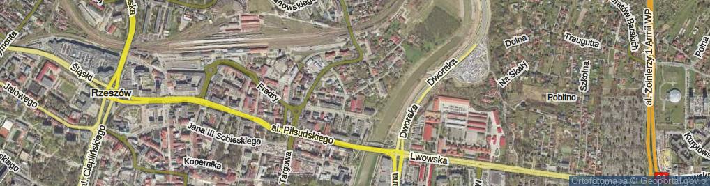 Zdjęcie satelitarne Braci Śniadeckich Jana i Jędrzeja ul.