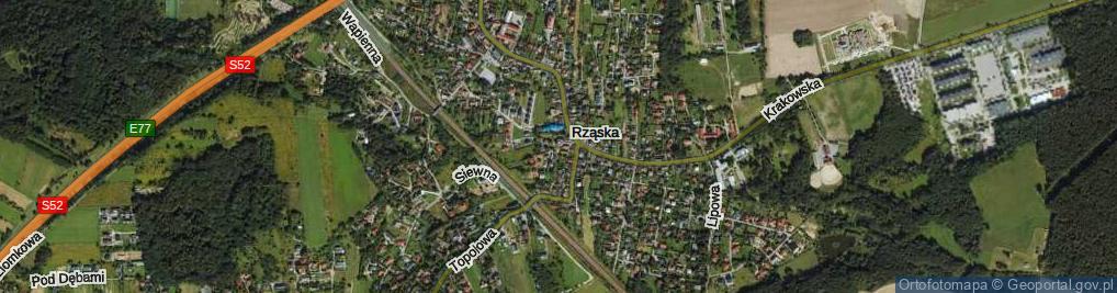 Zdjęcie satelitarne Brzegowa ul.