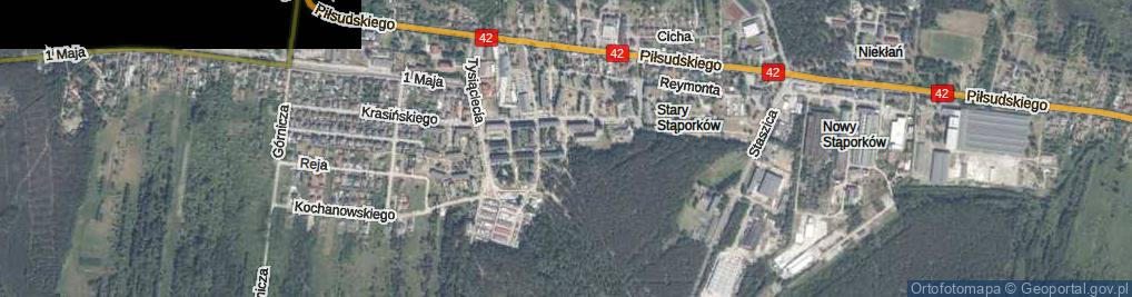 Zdjęcie satelitarne Brzechwy Jana ul.