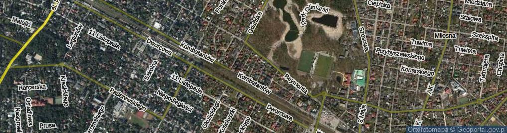 Zdjęcie satelitarne Brzozowa ul.