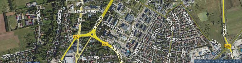 Zdjęcie satelitarne Brzostowskiego Karola ul.