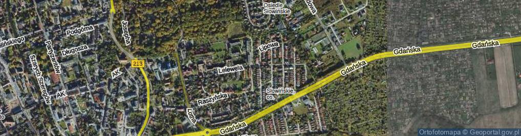 Zdjęcie satelitarne Browicza Tadeusza, prof. ul.