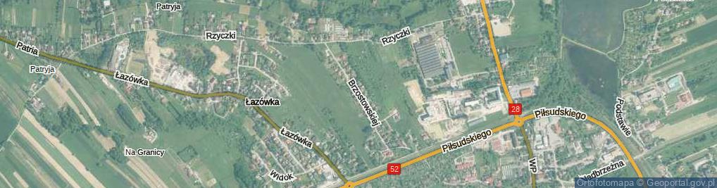 Zdjęcie satelitarne Brzostowskiej Janiny ul.