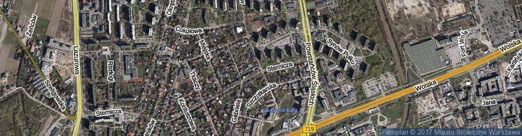 Zdjęcie satelitarne Brygadzistów ul.