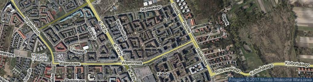 Zdjęcie satelitarne Bronikowskiego Ksawerego ul.
