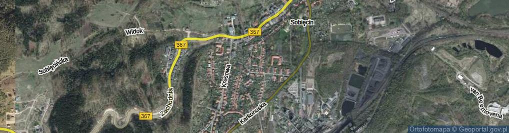 Zdjęcie satelitarne Brzozowa ul.