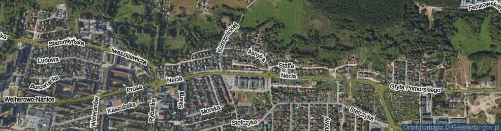 Zdjęcie satelitarne Brzechwy Jana ul.