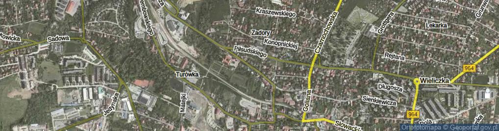 Zdjęcie satelitarne Brata Kosiby Alojzego ul.