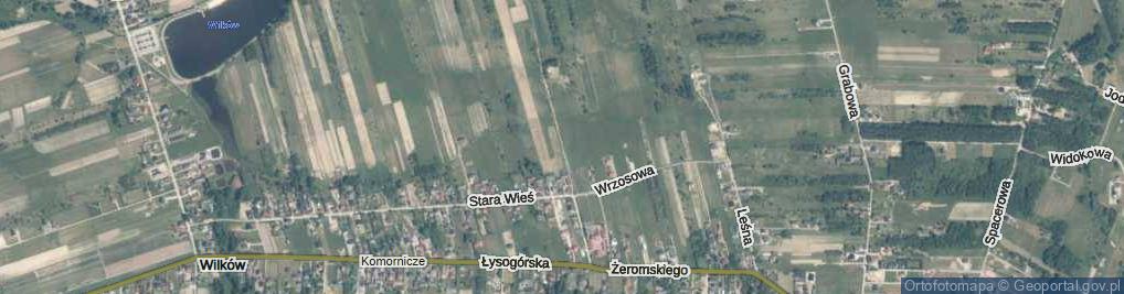 Zdjęcie satelitarne Brzozowa ul.