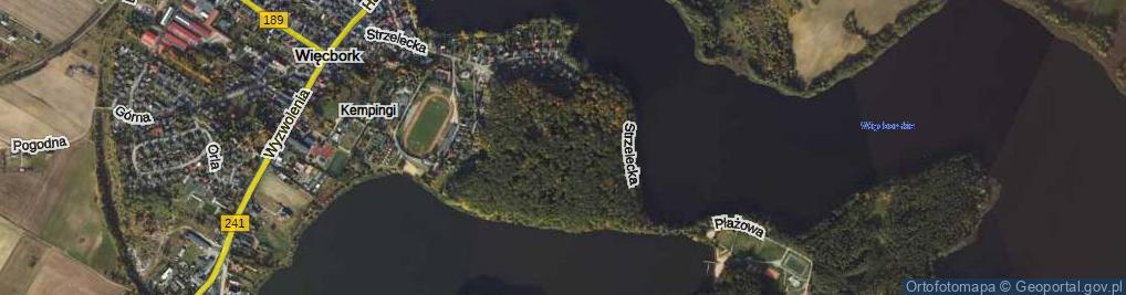 Zdjęcie satelitarne Bractwa Kurkowego ul.