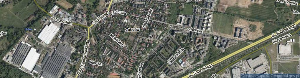 Zdjęcie satelitarne Brzuchowicka ul.