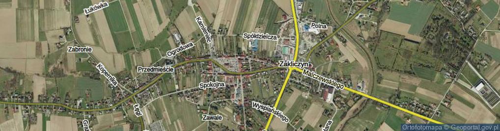 Zdjęcie satelitarne Browarki ul.