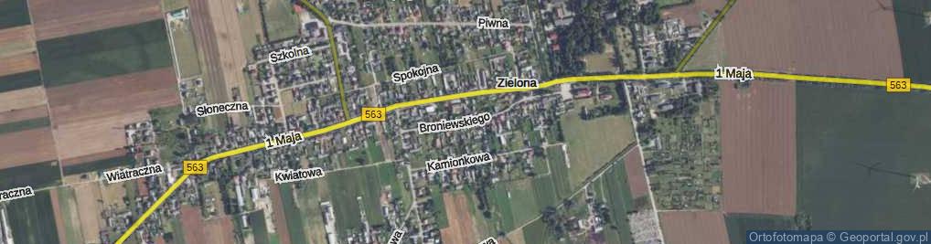 Zdjęcie satelitarne Broniewskiego Władysława ul.