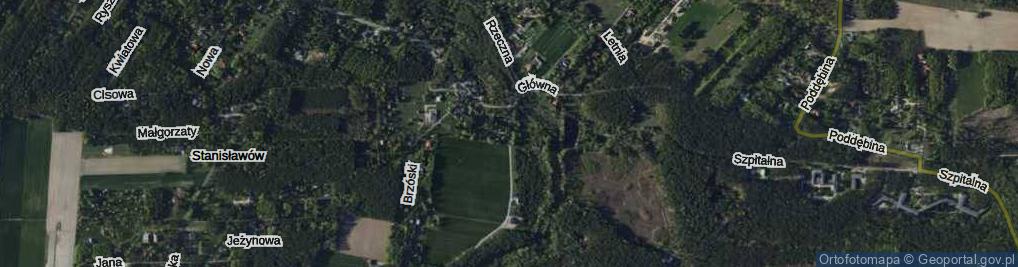 Zdjęcie satelitarne Brzóski Stanisława, ks. ul.