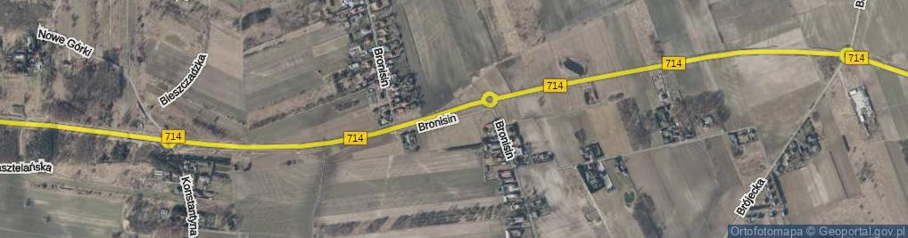 Zdjęcie satelitarne Bronisin ul.
