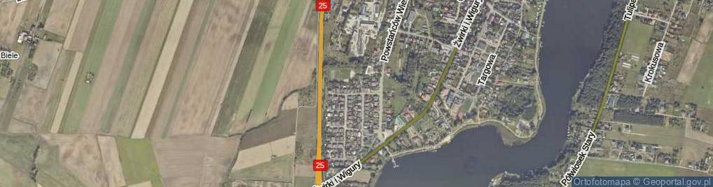 Zdjęcie satelitarne Brzozowa ul.