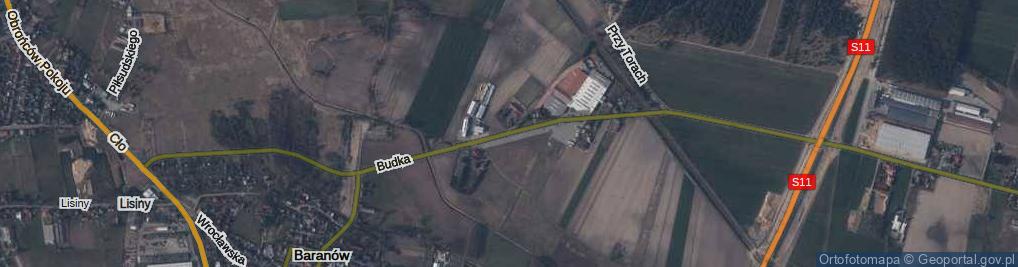 Zdjęcie satelitarne Budka ul.