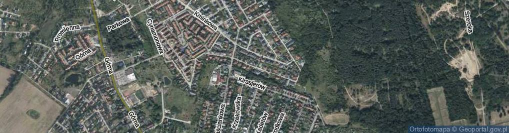 Zdjęcie satelitarne Bukszpanowa ul.