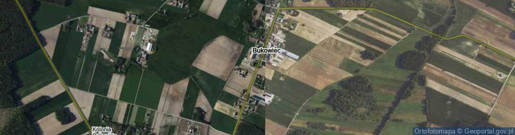 Zdjęcie satelitarne Bukowiec ul.