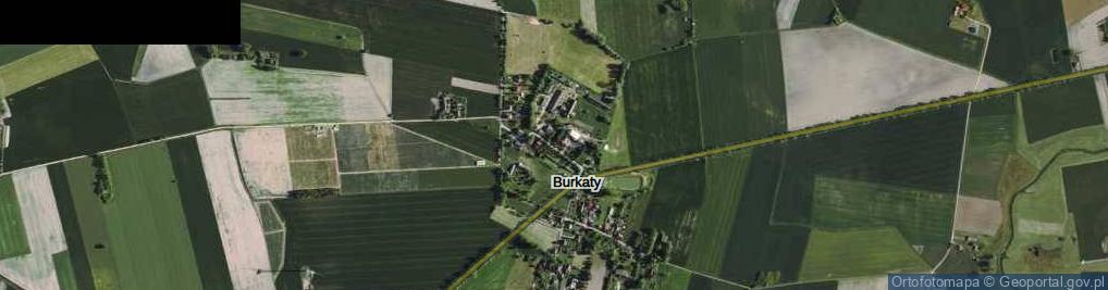 Zdjęcie satelitarne Burkaty ul.