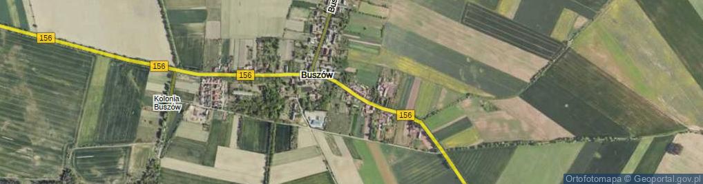 Zdjęcie satelitarne Buszów ul.