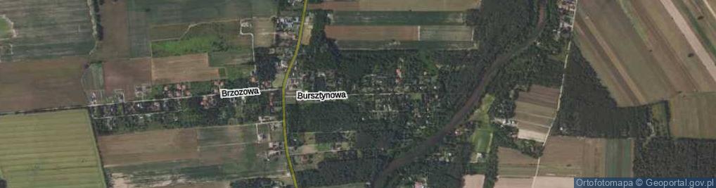Zdjęcie satelitarne Bursztynowa ul.