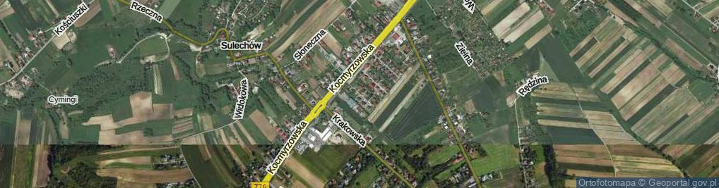 Zdjęcie satelitarne Bursztynowa ul.