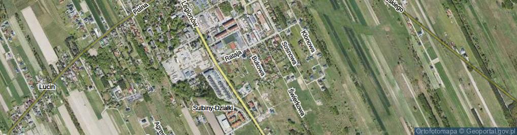 Zdjęcie satelitarne Bukowa ul.