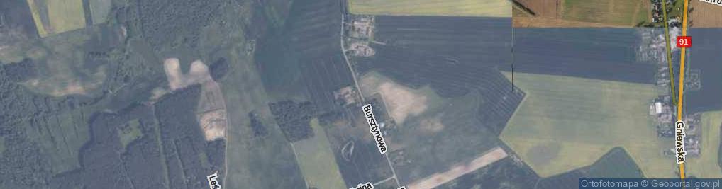 Zdjęcie satelitarne Bursztynowa ul.
