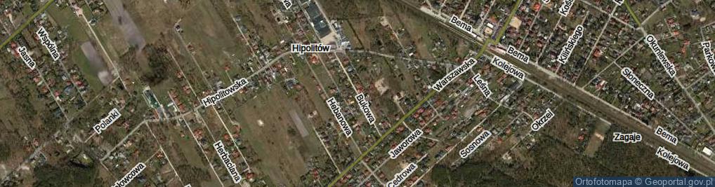 Zdjęcie satelitarne Bukowa ul.