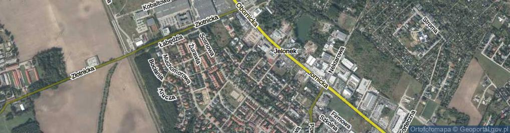 Zdjęcie satelitarne Bukowa ul.