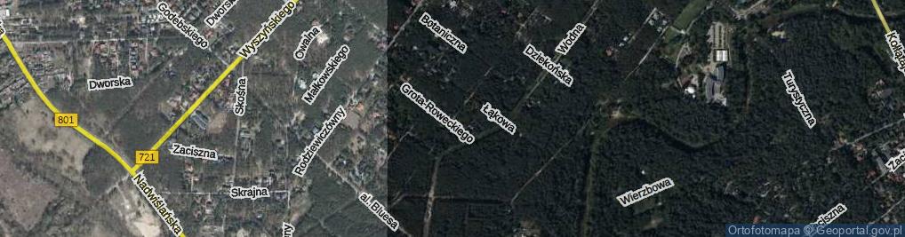 Zdjęcie satelitarne Budziszewskiej Marii ul.