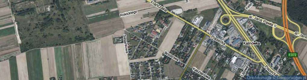 Zdjęcie satelitarne Bukowa ul.