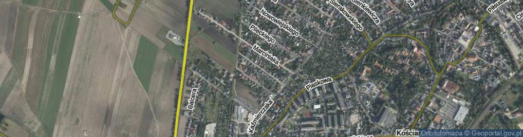 Zdjęcie satelitarne Bukowieckiej Aleksandry ul.
