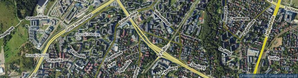 Zdjęcie satelitarne Bułgarska ul.