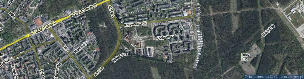 Zdjęcie satelitarne Bulwar Wschodni ul.
