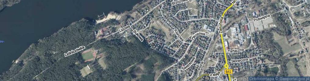 Zdjęcie satelitarne Bukowa ul.