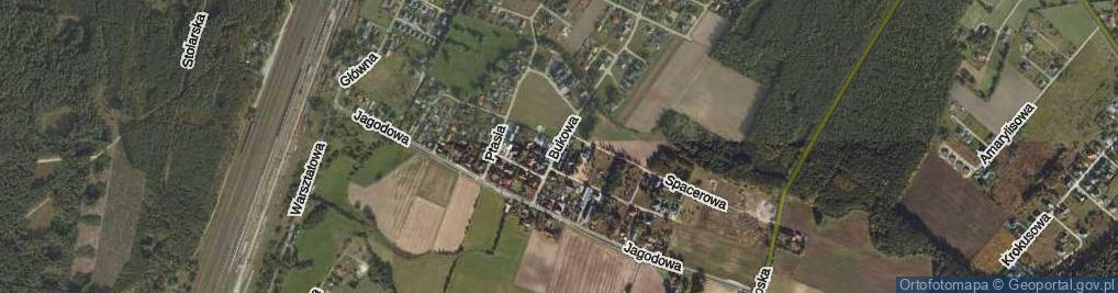 Zdjęcie satelitarne Bukowa ul.