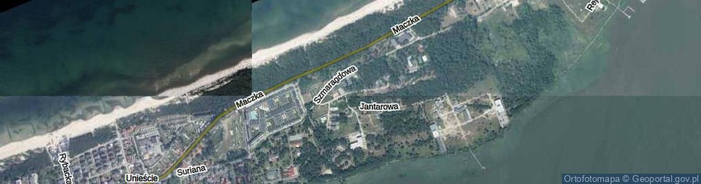 Zdjęcie satelitarne Bursztynowa ul.